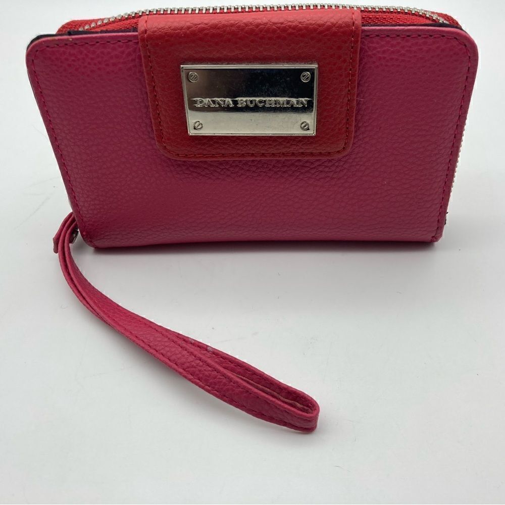 Dana Buchman  Leather Wallet Red/Pink Color